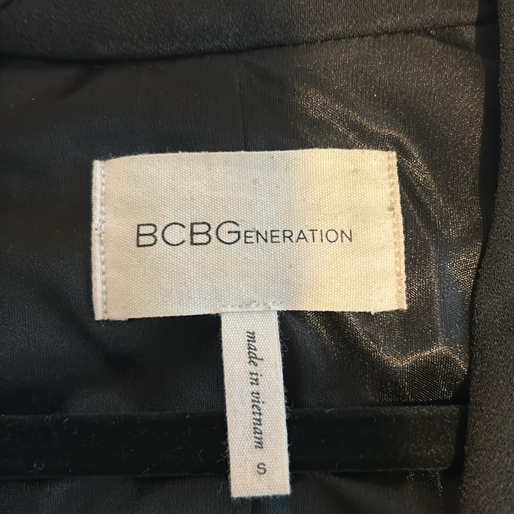 Bcbgeneration, Size Small, Black Open Front Blaze… - image 2
